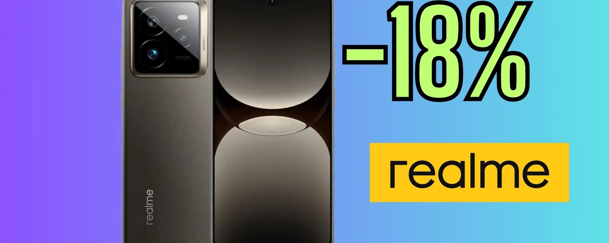 realme G7 Pro: il top di gamma più economico, fotocamera AI e batteria da 6.500mAh (-18%)