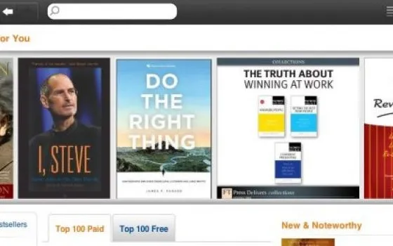 Amazon ottimizza il Kindle Store per iPad