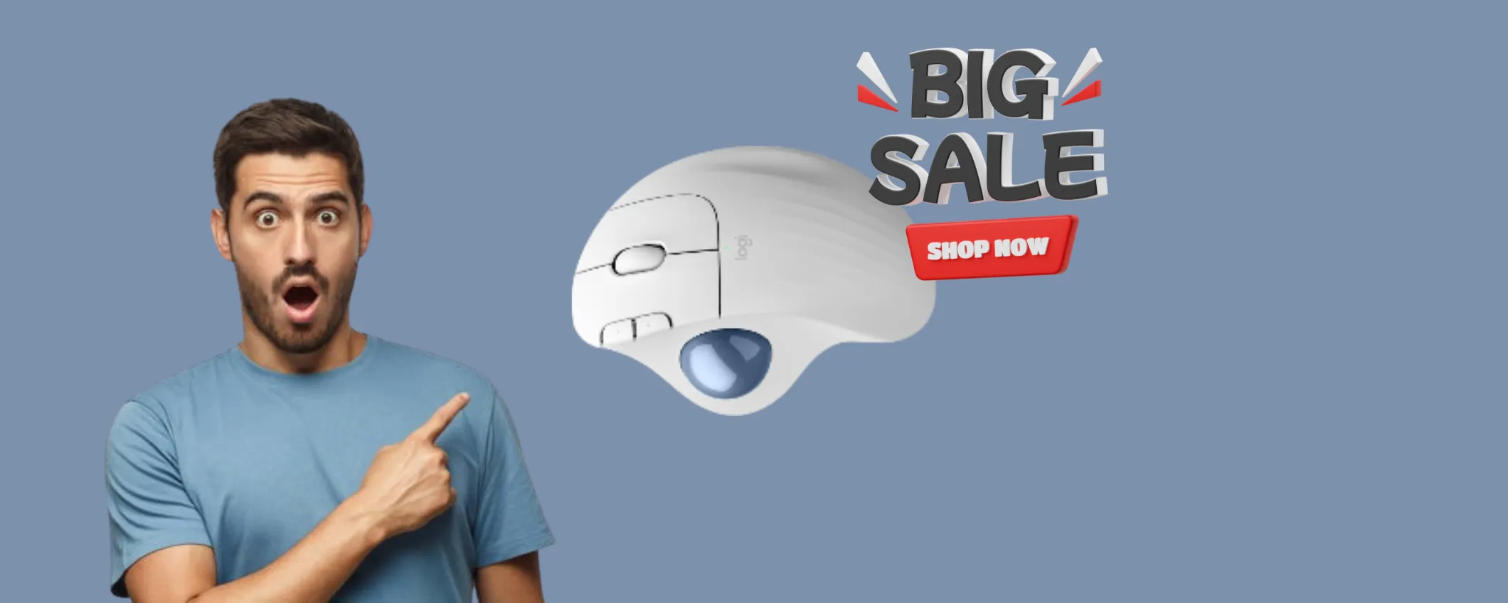 Massimo comfort con il Mouse con trackball Logitech scontatissimo al -37%