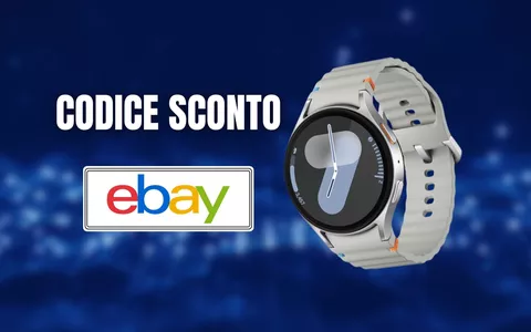 Samsung Galaxy Watch7: COUPON SCONTO disponibile su eBay