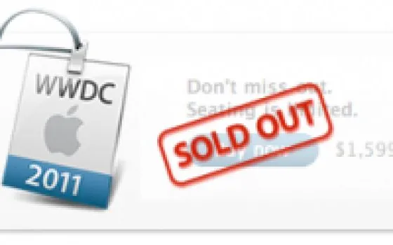 WWDC 2011: tutto esaurito in meno di 12 ore e biglietti su eBay
