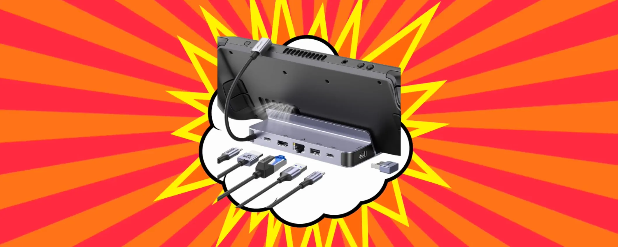 Docking Station 6-in-1 UGREEN: massima connettività con una spesa mini (32€)