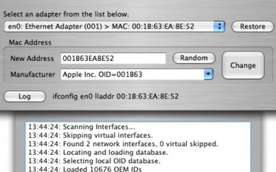 MacDaddy: cambiare il proprio MAC Address