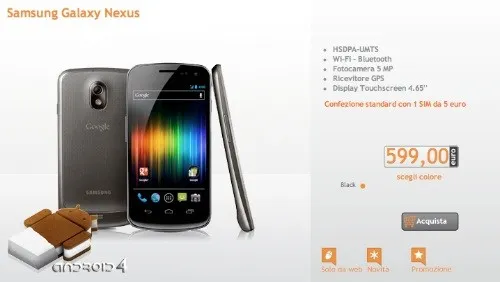 Natale: Galaxy Nexus personalizzato ai dipendenti Google