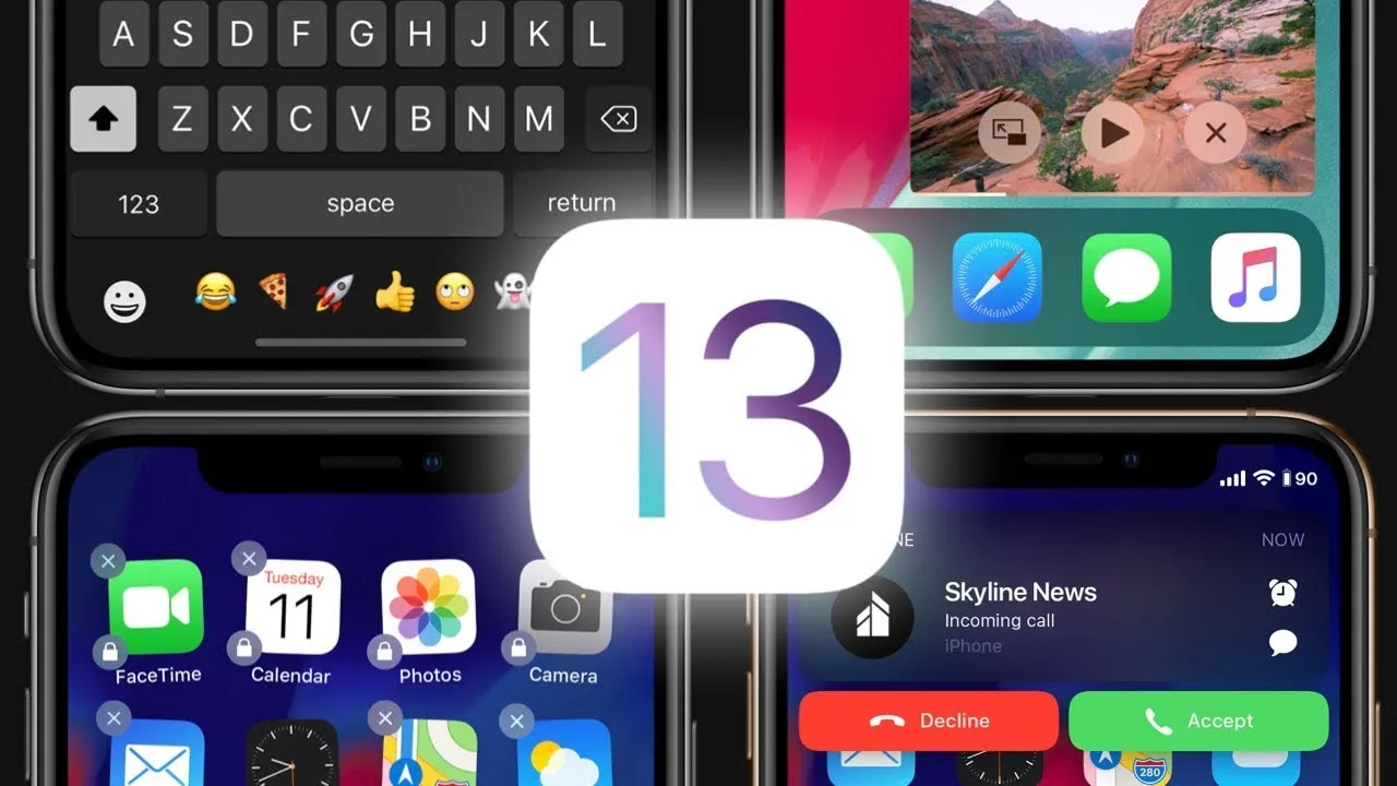 iOS 13 - VIDEO Concept con Dark Mode e Display Always On