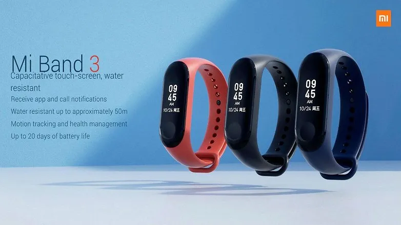 Xiaomi Mi Band 3 in Italia da domani