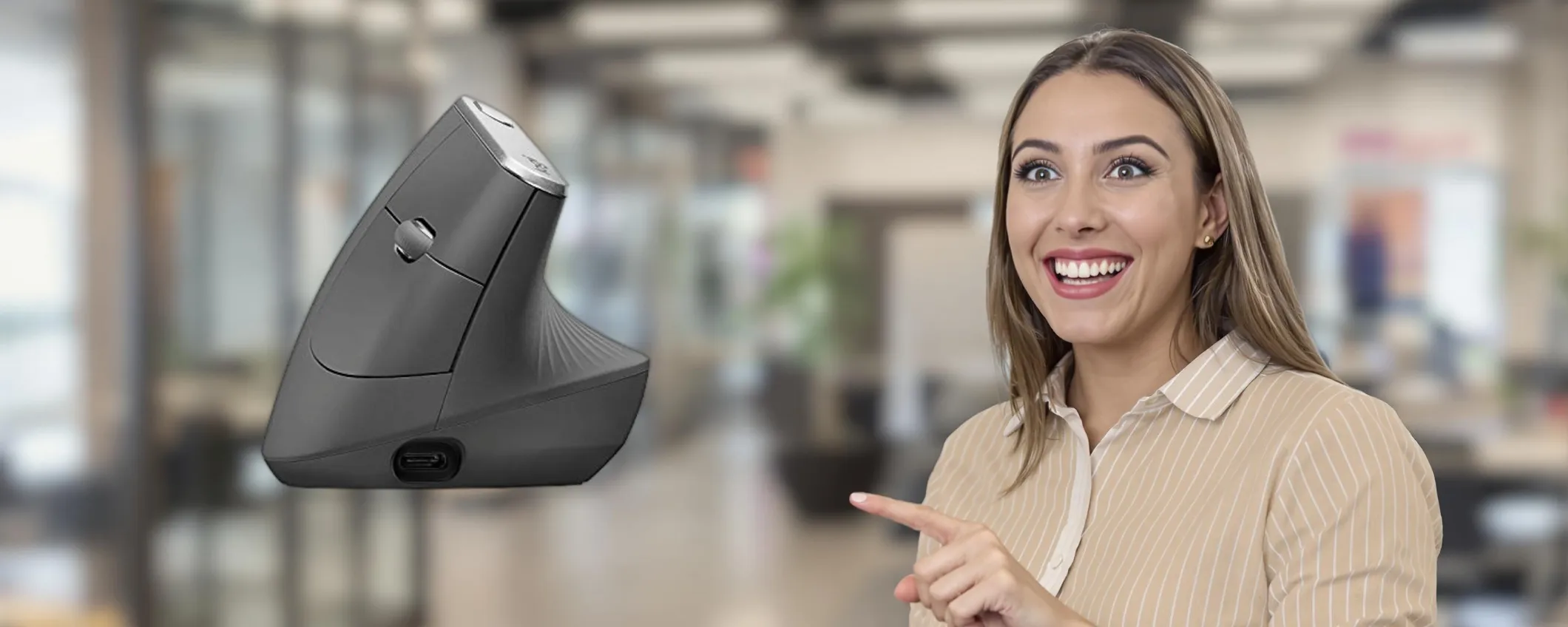 Sconto pazzesco del -54% sul Mouse VERTICALE Logitech: occasione irripetibile