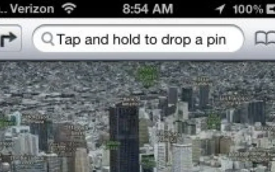Rendering per le mappe 3D di iOS 6
