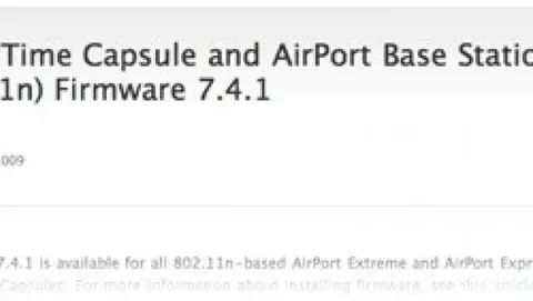 Rilasciato aggiornamento firmware 7.4.1 per Airport Extreme, Express e Time Capsule