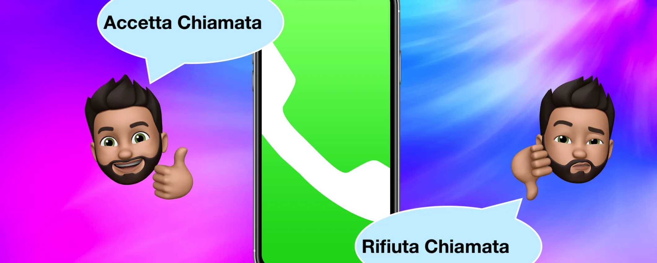Accettare o Rifiutare chiamate con la voce su iPhone