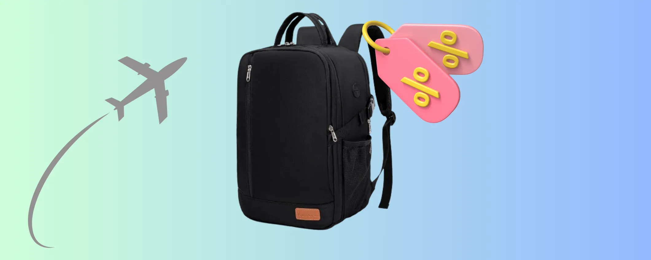 Solo 21€ per lo Zaino Bagaglio a mano ergonomico e super versatile
