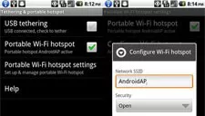 Android 2.2 Froyo: USB Tethering e WiFi Portable HotSpot