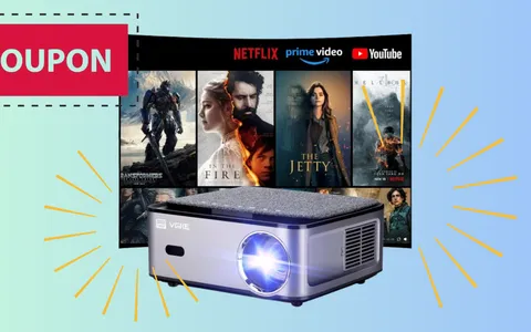 Coupon sconto Amazon sul Proiettore 4K che trasforma casa in un cinema