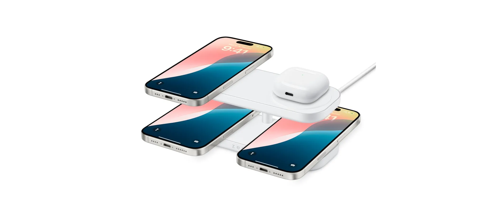 Zens Quattro Pro: Apple punta sui caricabatterie wireless multi-dispositivo