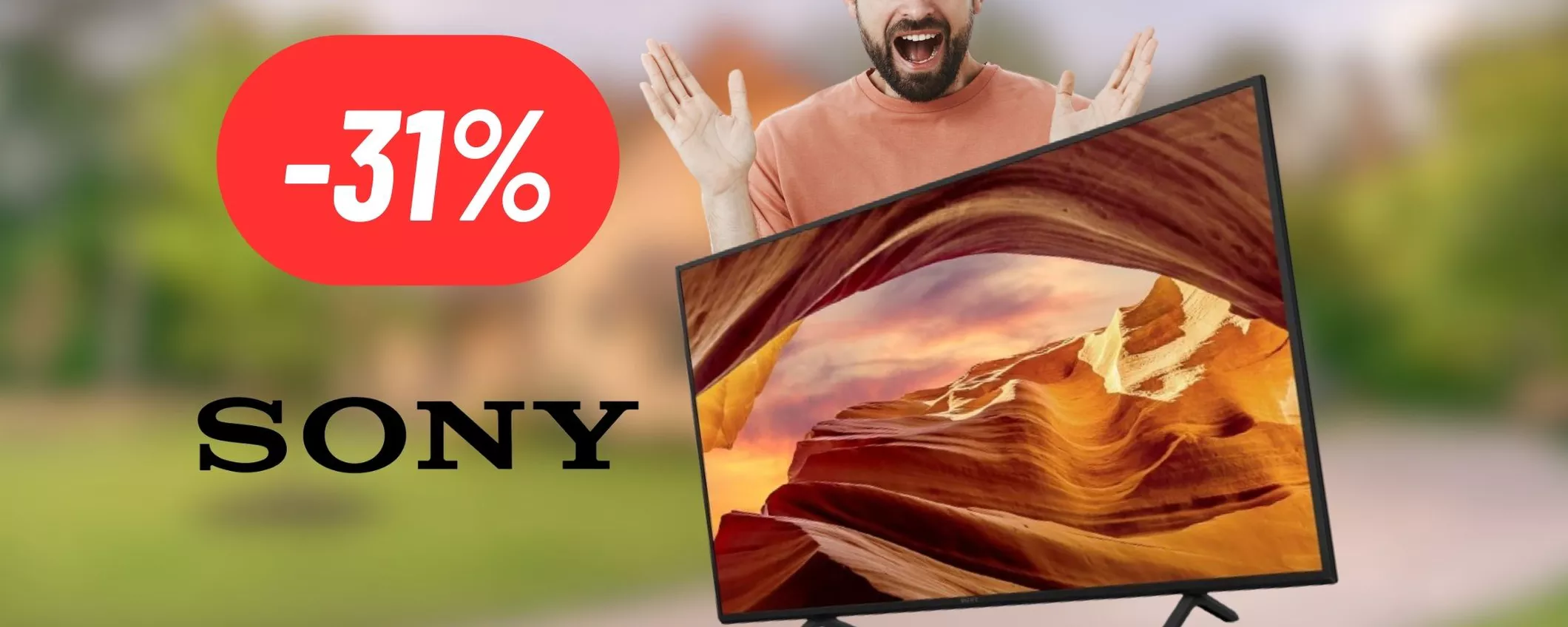 Amazon porta il cinema a casa con la TV Sony Bravia in offerta: RISPARMIA 220€