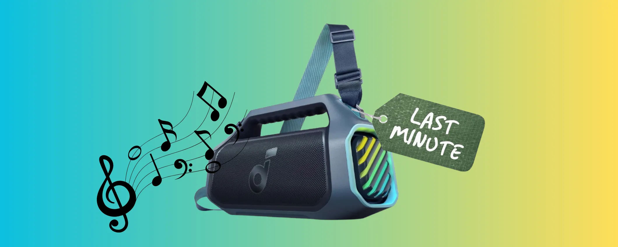La tua musica dove vuoi con la Cassa Bluetooth Soundcore in offerta top