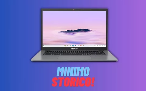 ASUS Chromebook Plus al MINIMO STORICO: lo vogliono tutti (349€)