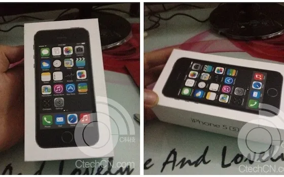 iPhone 5S, il packaging conferma l'anello attorno al tasto Home