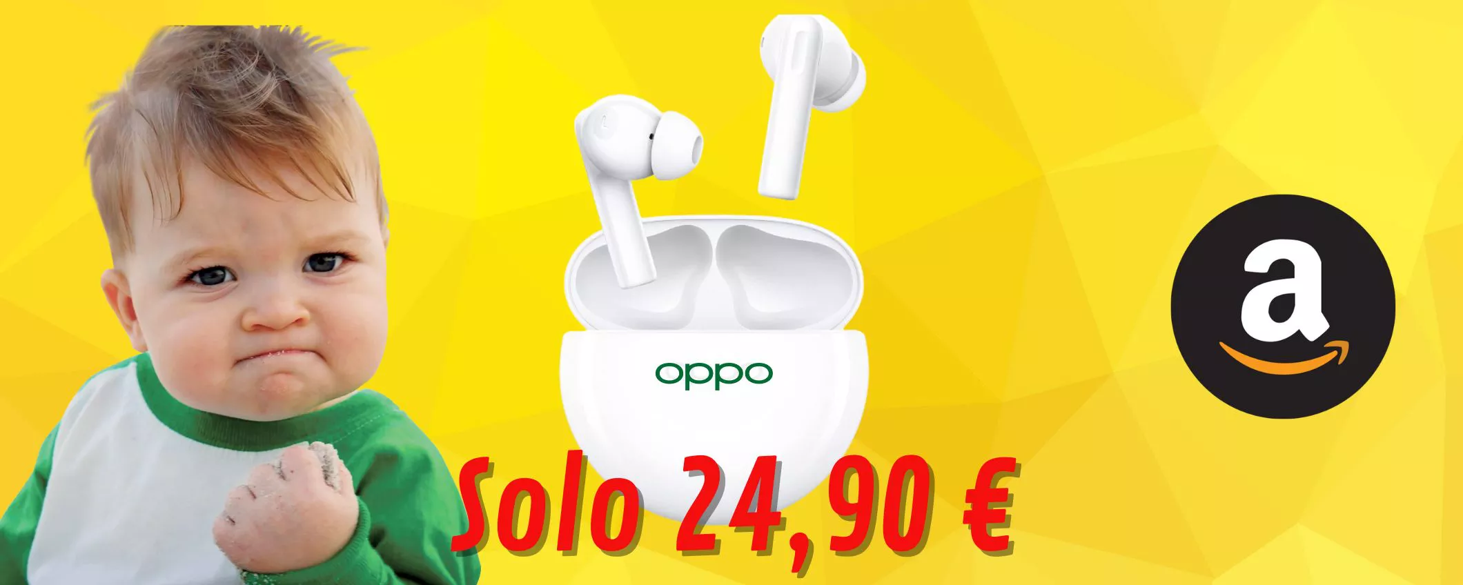OPPO Enco Buds2, piccolo prezzo, grande audio wireless! MENO 23 PER CENTO