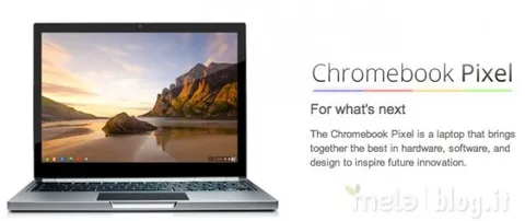 Chromebook Pixel, Google lancia la sfida al MacBook Air