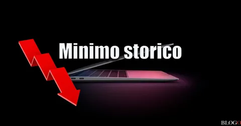 MacBook Air M1 in offerta: minimo storico a 899€