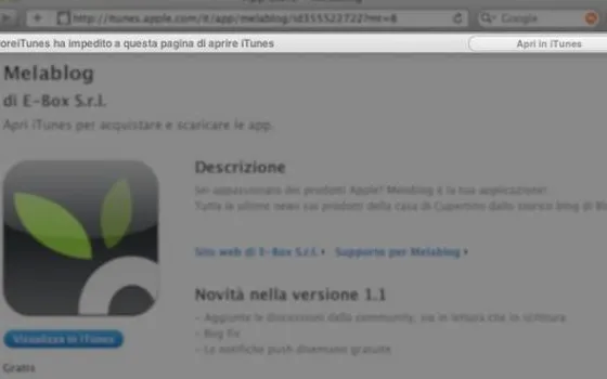 NoMoreiTunes: bloccare l'apertura automatica di iTunes in Safari