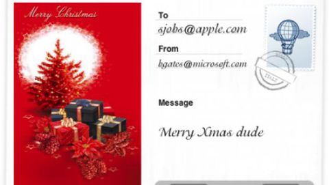 iWrite2u: l'applicazione gratuita per inviare e-card natalizie tramite iPhone
