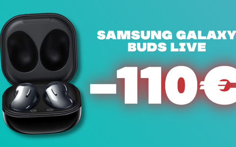 Samsung Galaxy Buds Live: il prezzo continua a PRECIPITARE, ora -65% su Amazon!