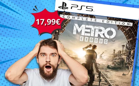 Metro Exodus PS5 a 17,99€, FUORI TUTTO di Amazon: solo oggi prezzo MAI COSÌ BASSO
