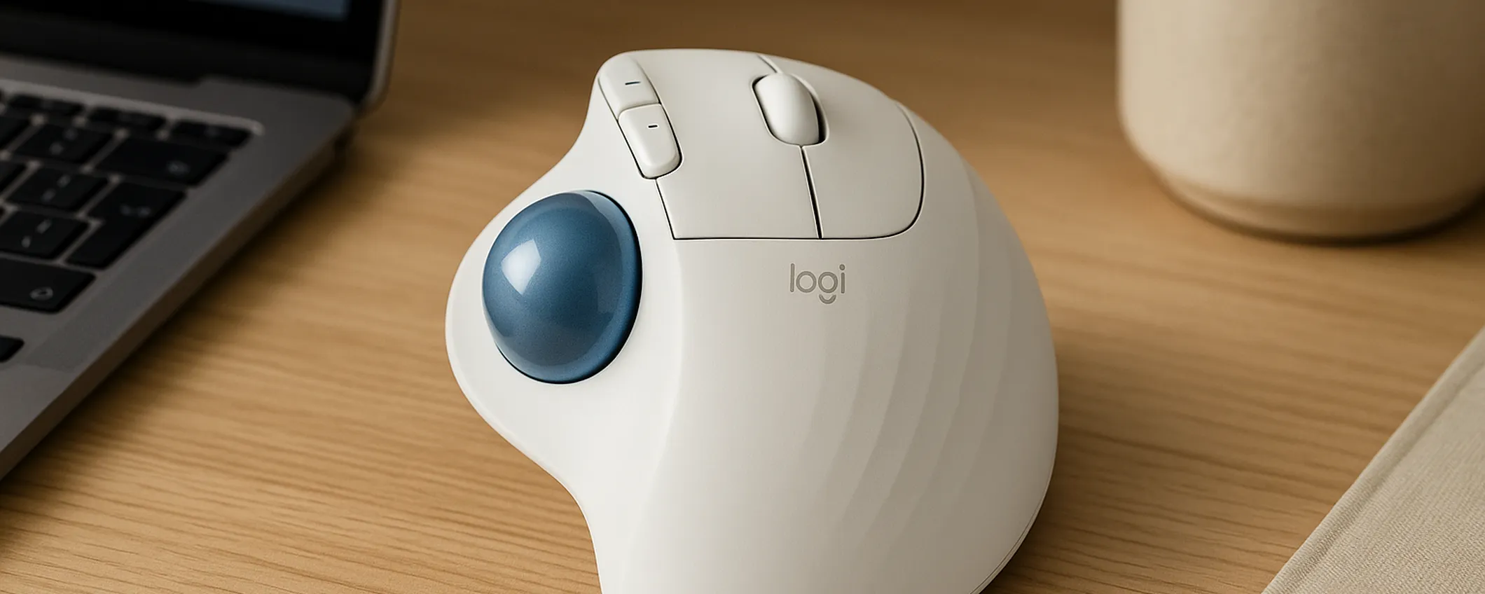 Mouse ergonomico Logitech con trackball: oggi lo paghi quasi la metà (33€)