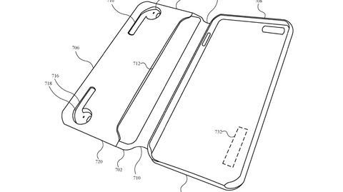 Apple brevetta il Case per iPhone che ricarica AirPods