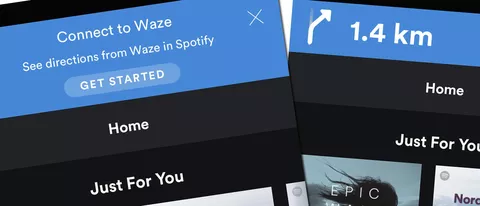 Spotify e Waze: musica e navigazione stradale