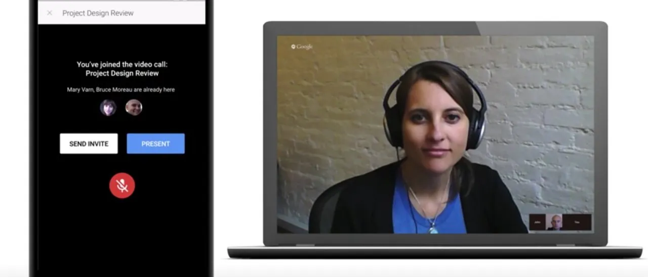 Google Presentazioni, condivisione via Hangouts