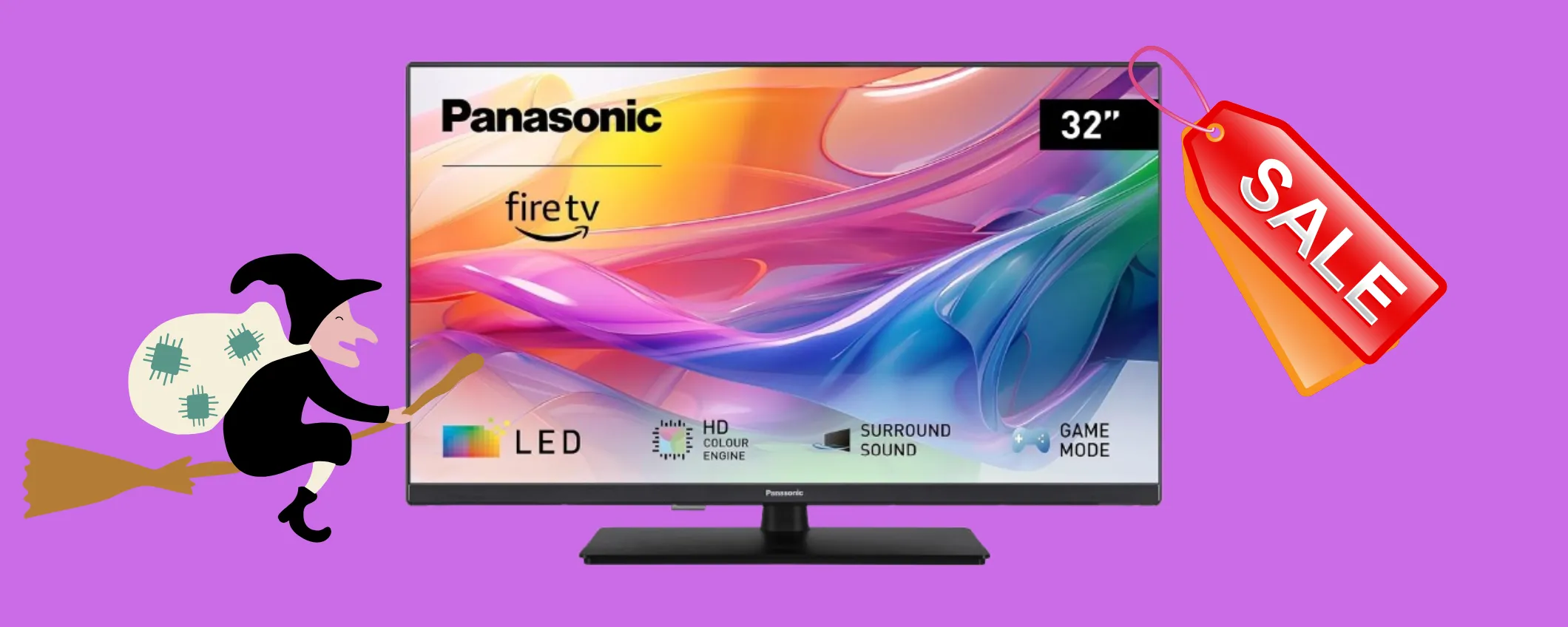 Offertona dell'Epifania: la Smart TV Panasonic da 32