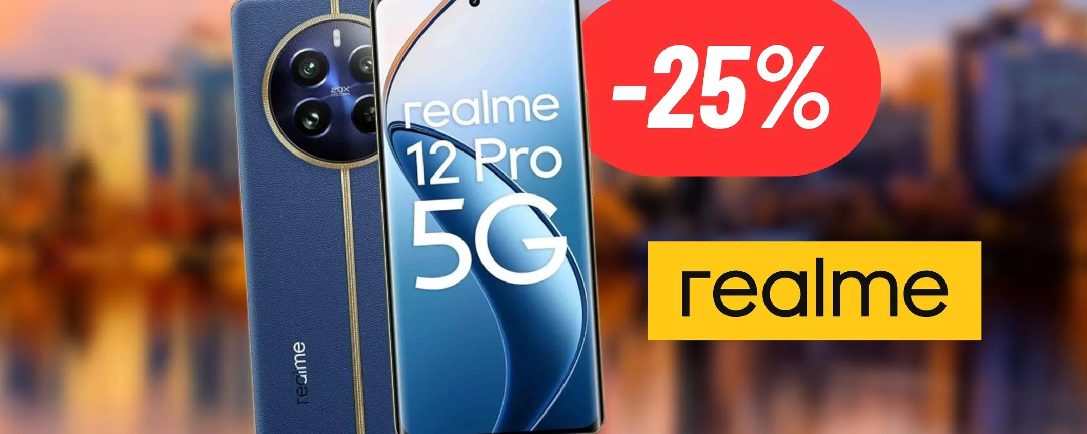 realme 12 Pro uno smartphone eccellente: oggi è scontato del 25%