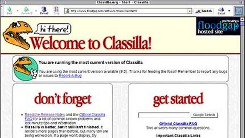 Classilla, il browser che viene dal passato