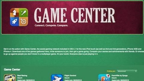 Game Center: primi giochi e sezione su App Store