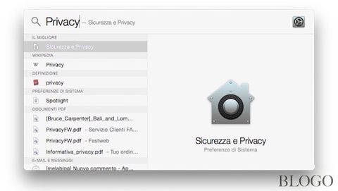 OS X Yosemite, Spotlight rivela IP e informazioni personali agli spammer
