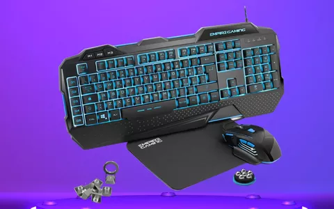 Hellhounds Pack da gaming con tastiera e mouse a MENO DI 20€
