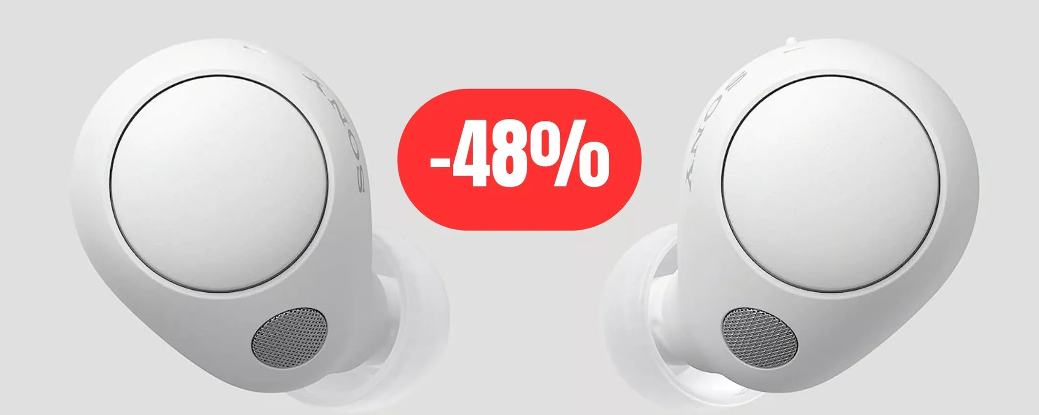 Cuffie Sony: qualità audio eccezionale e comfort auricolare al 48% di sconto