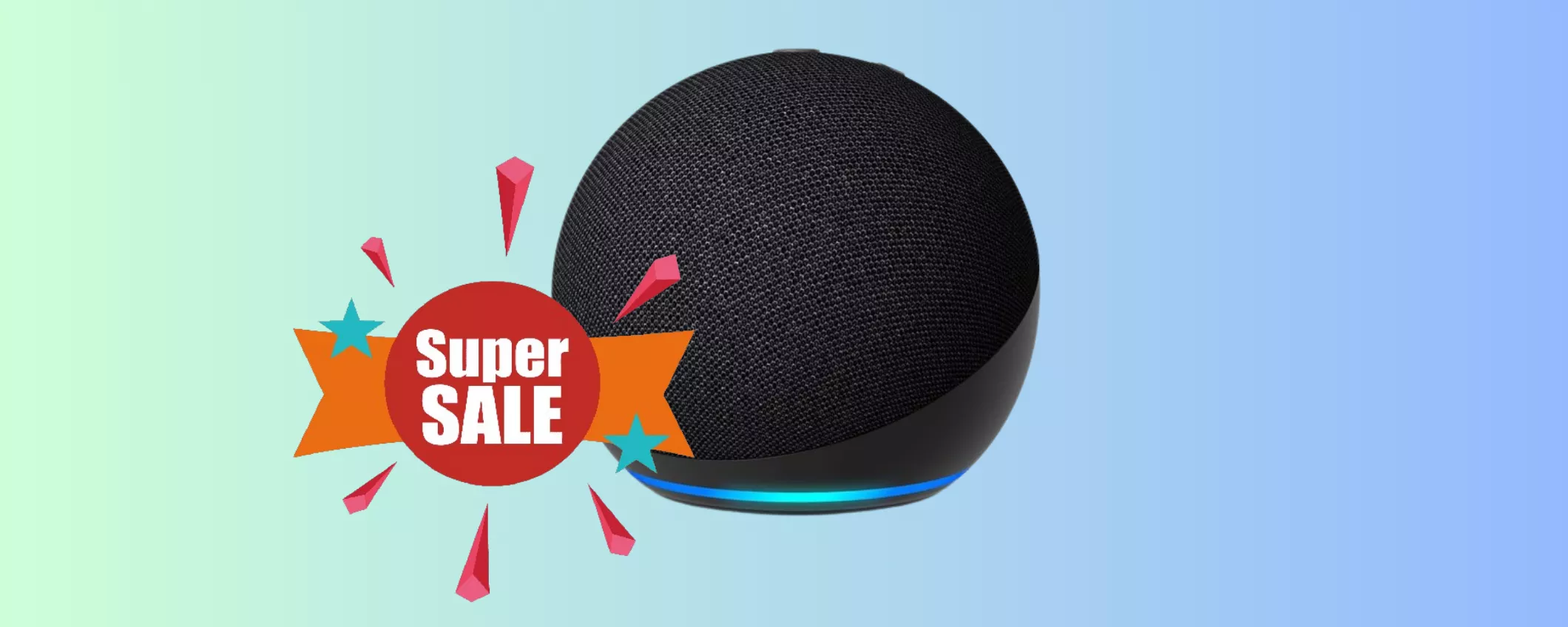 OGGI l'Echo Dot 5 lo paghi QUASI LA META' con uno SCONTO BOMBA DEL 46%