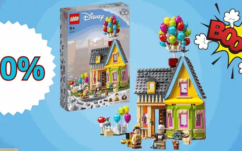 LEGO Disney Pixar Casa di “Up” in MAXI SCONTO: solo oggi lo paghi 43€ (-20%)