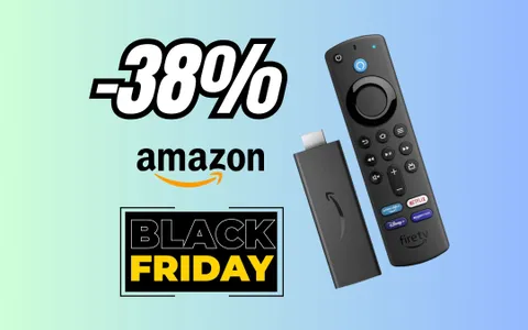 Fire TV Stick al 38% di sconto su Amazon per il Black Friday