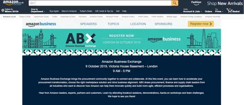 Amazon Business annuncia Amazon Business Exchange