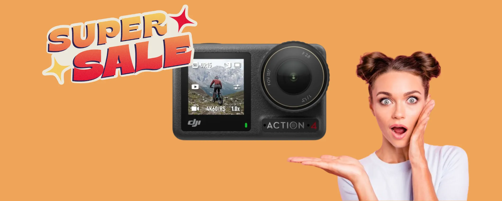 Immortala le tue avventure con l'Action cam DJI Osmo Action 4 in super offerta