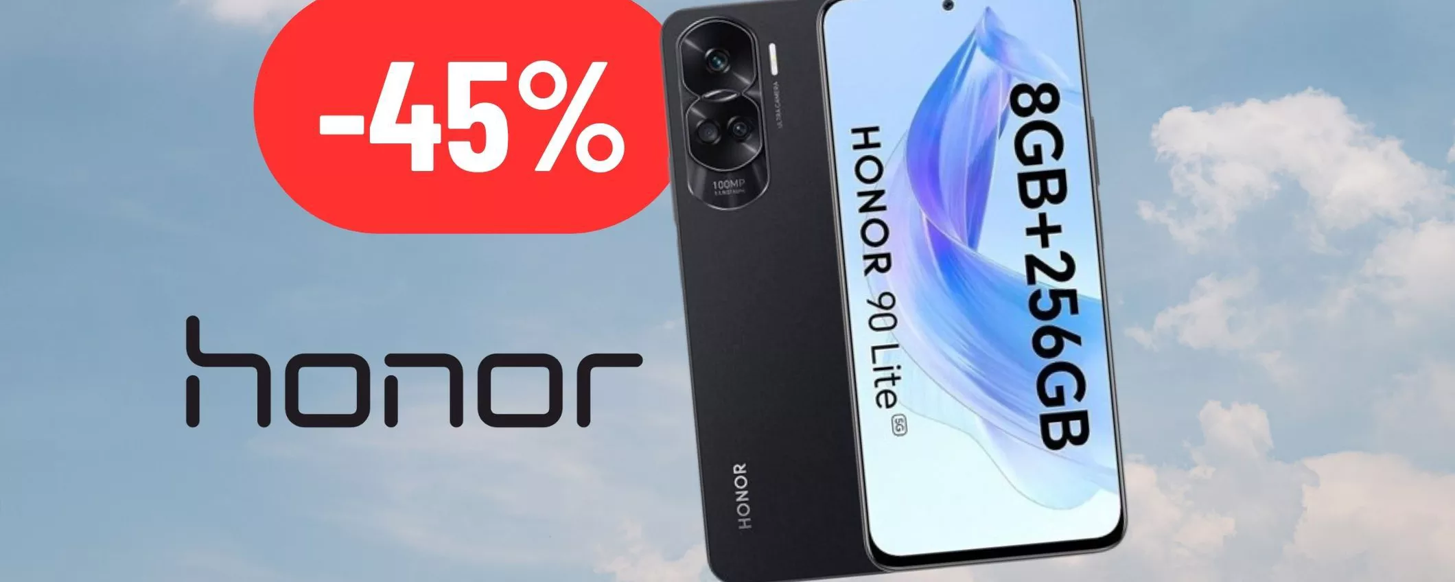 Honor 90 Lite: MEGA RISPARMIO di 125€ sull'acquisto finale, smartphone TOP