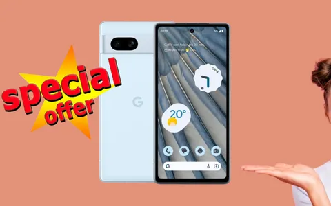 Risparmia più di 200€ sul Google Pixel 7a: offerta a tempo limitato su Amazon