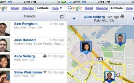 Google rilascia Latitude per iPhone come web app (Aggiornato)