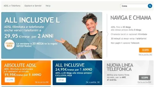 Infostrada regala i 20 Mbit a chi sceglierà All Inclusive