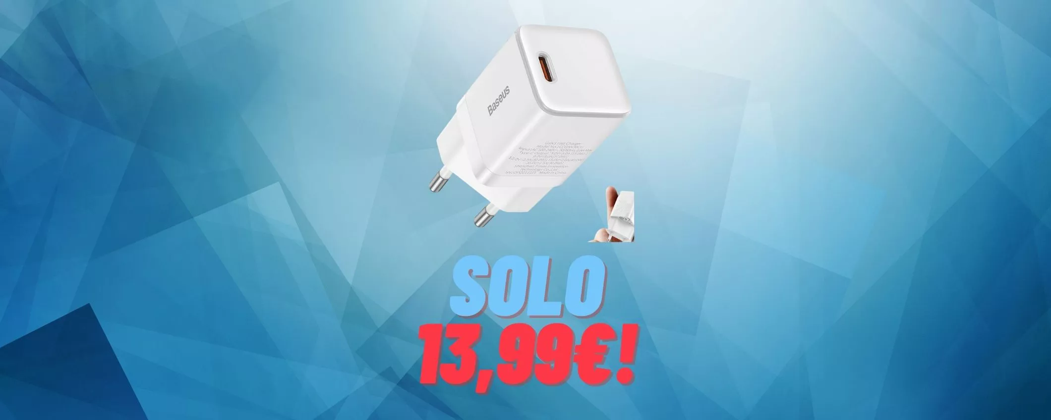 Alimentatore USB-C per ricarica rapida a SOLI 13,99€: perfetto per iPhone 15